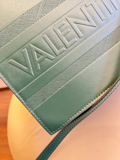 Mario Valentino Embossed Logo Tote Bag
