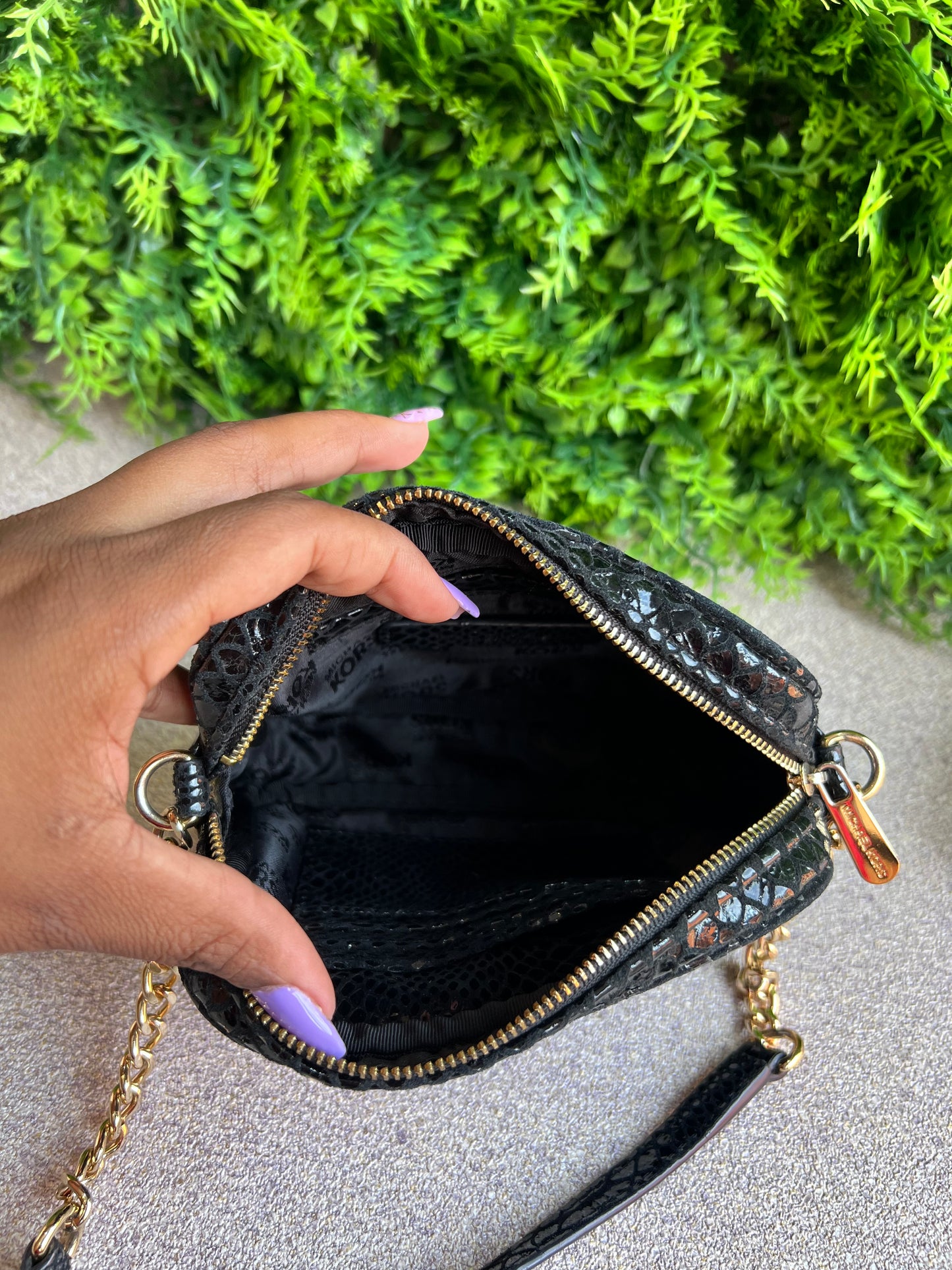 Michael Kors Mini Câmera Bag Preta