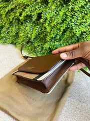 Burberry Check Crossbody Marrom