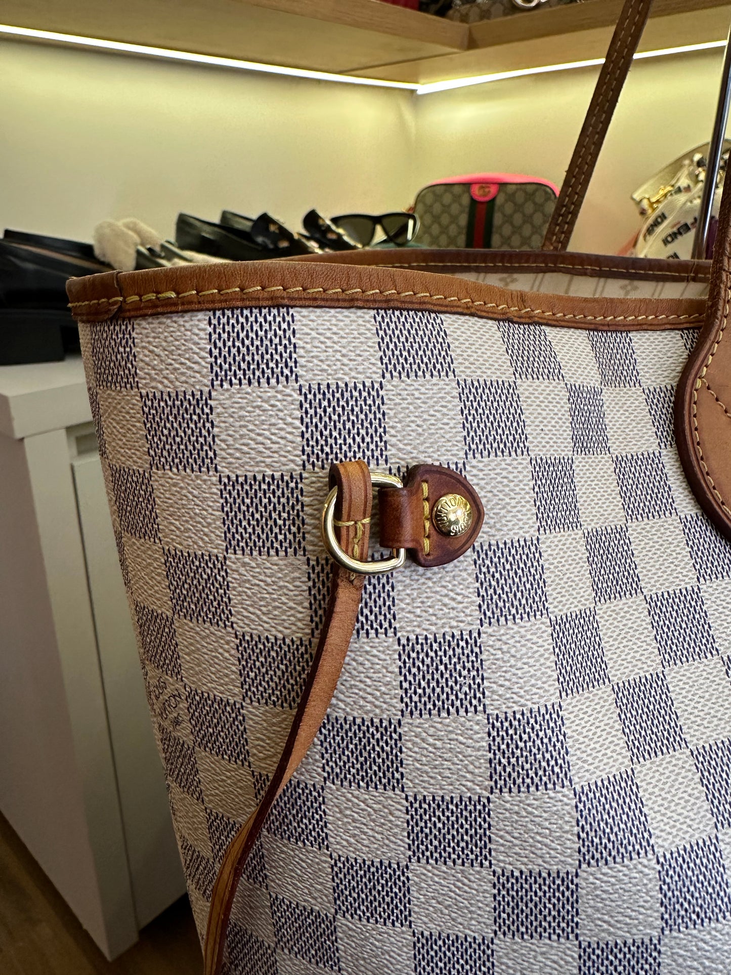Louis Vuitton Neverfull Damier Azur GM
