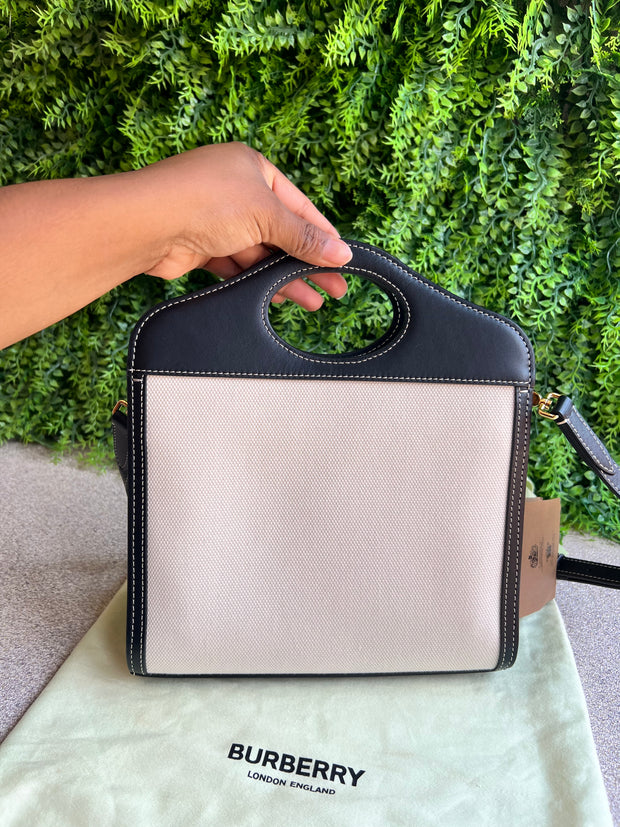 Burberry Canvas Logo Pochet