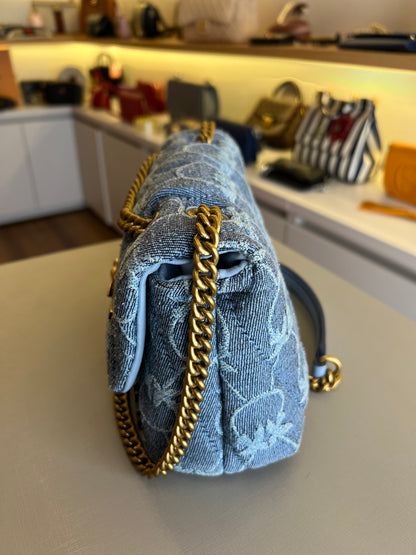 Pinko Denin Love Mini Puff