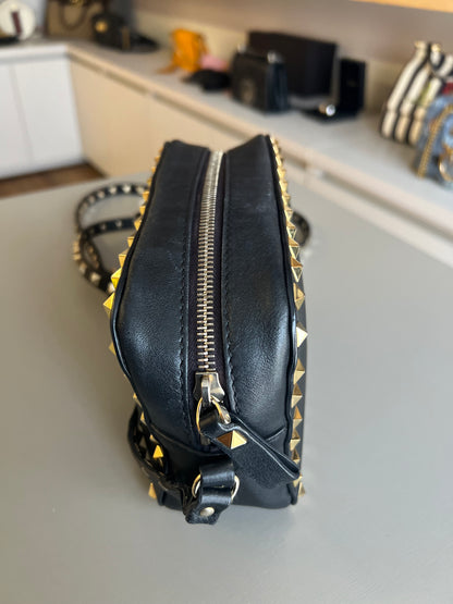 Valentino Garavani Rockstud Camera bag Preta