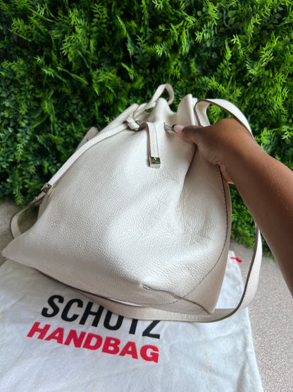 Bolsa Schutz Bucket Off White