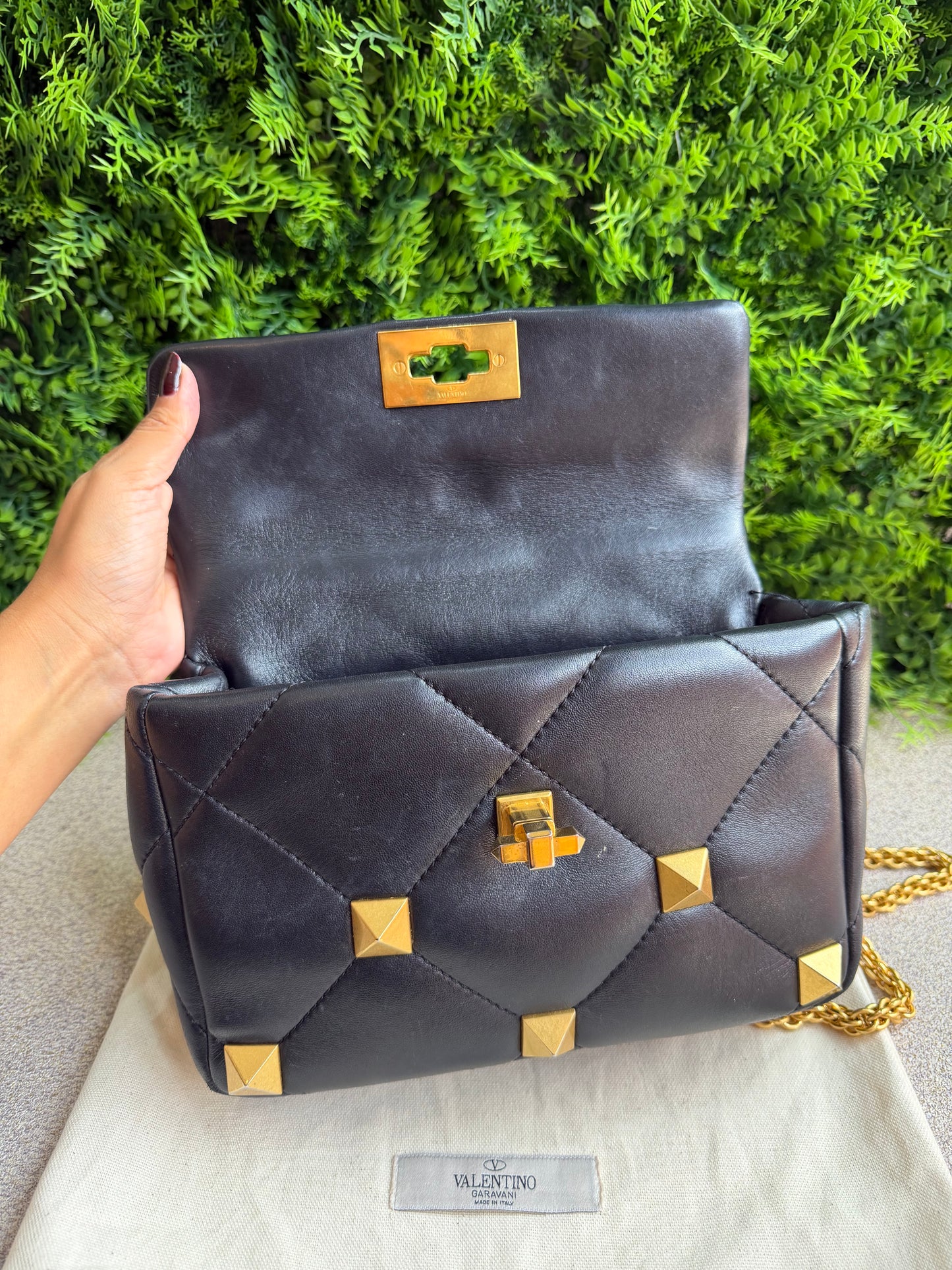 Valentino Rockstud Chain Preta