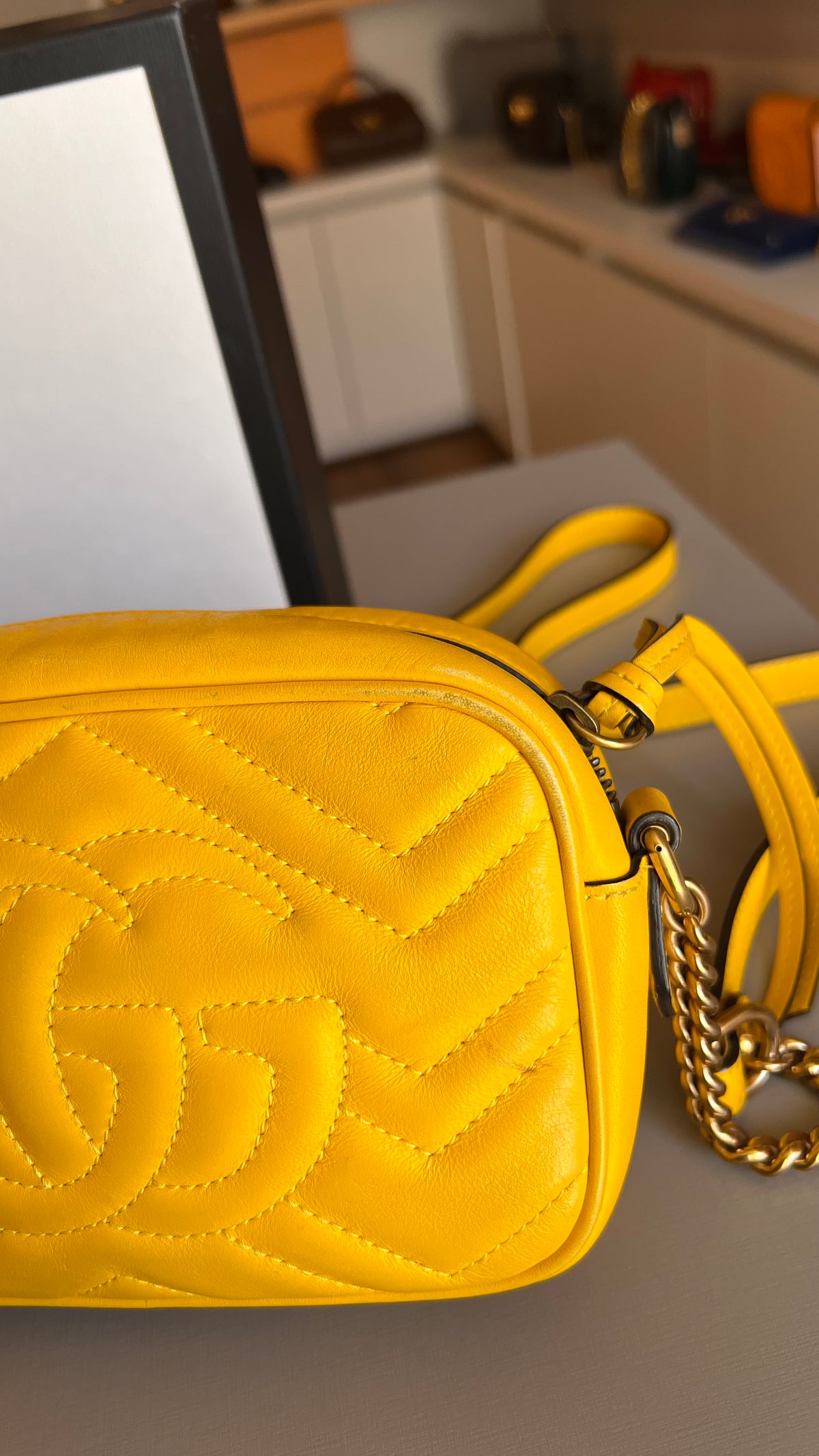 Gucci Marmont Mini Amarela