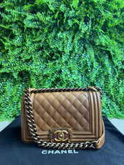Chanel Boy Small Caramelo