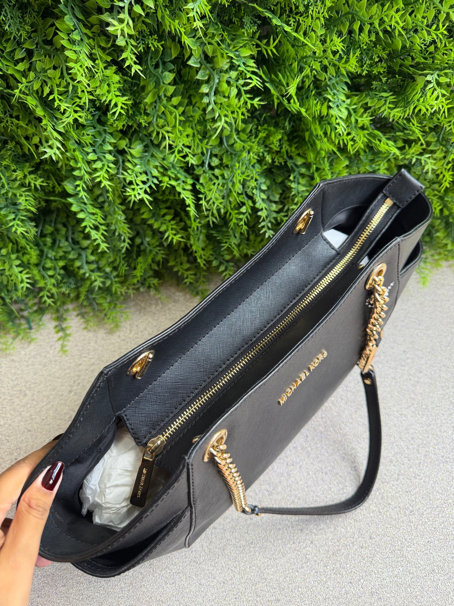 Michael Kors Jet Set Chain Preta