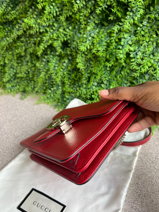 Gucci Interlock Vermelha