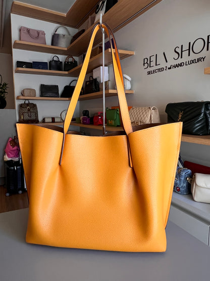 Michael Kors Emilia Pebbled Large Mostarda