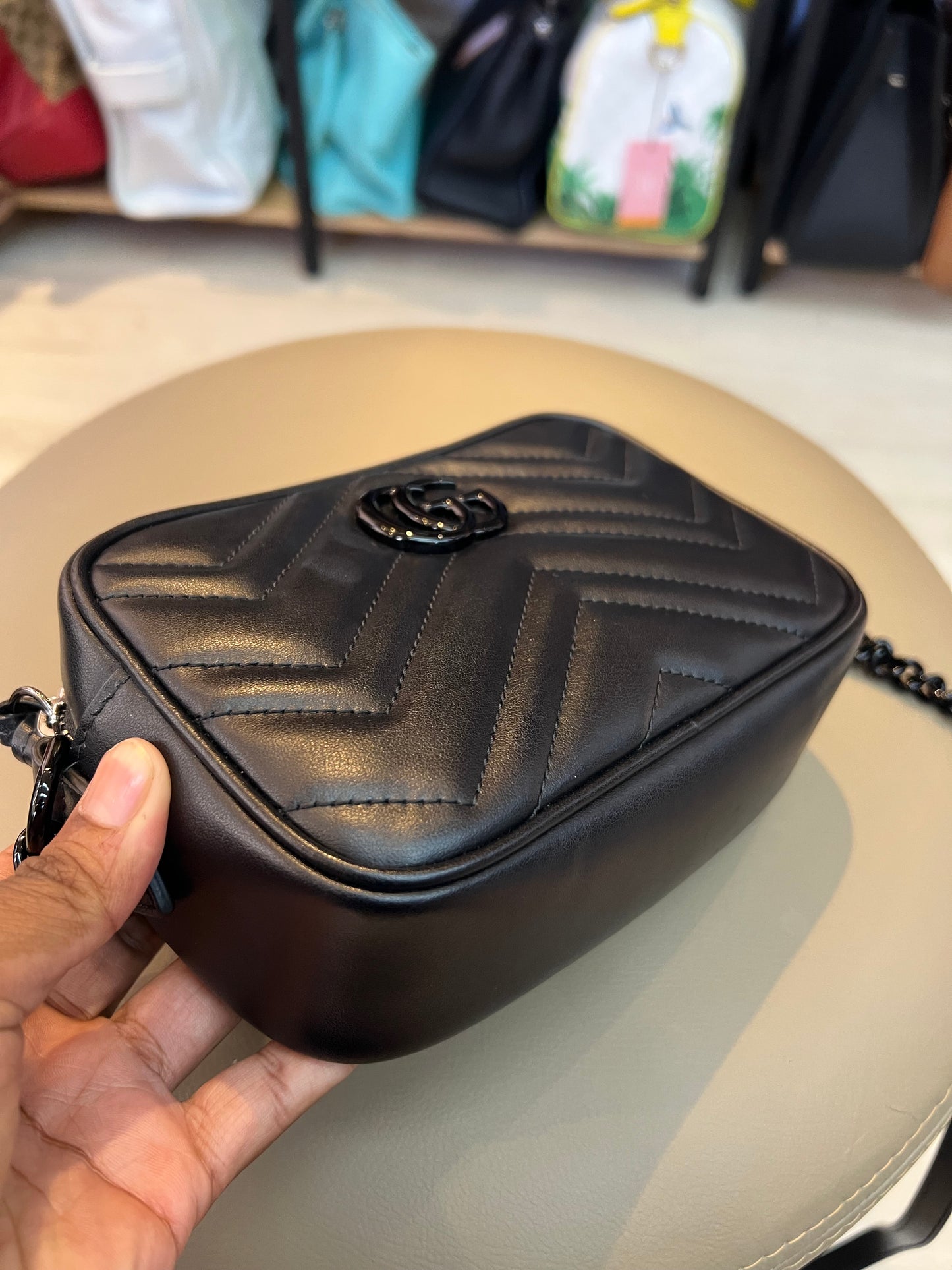 Gucci Marmont GG Mini Preta