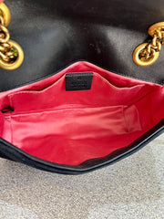 Gucci Marmont Veludo Preta