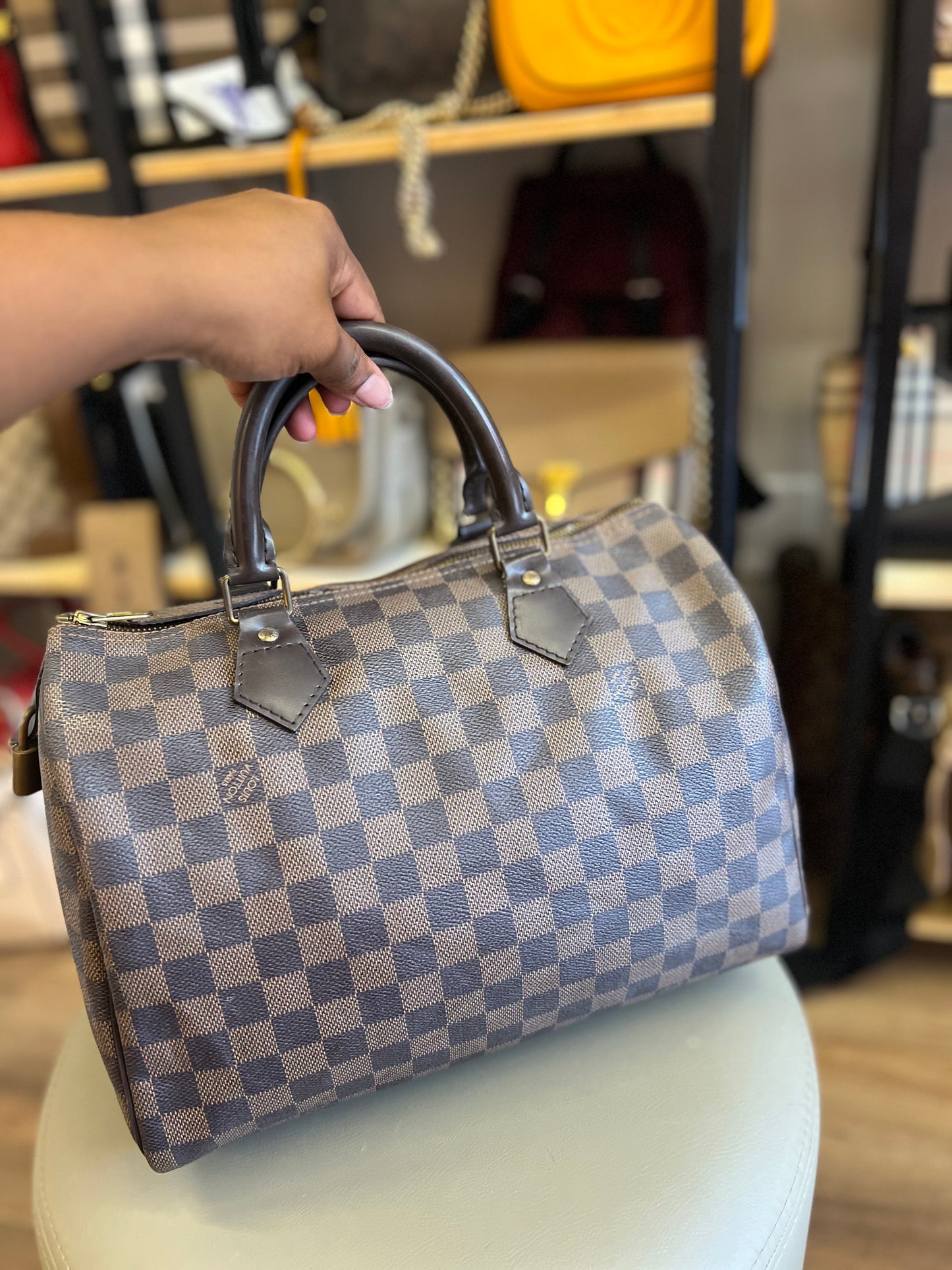 Louis Vuitton Speedy 30 Damier Ebene