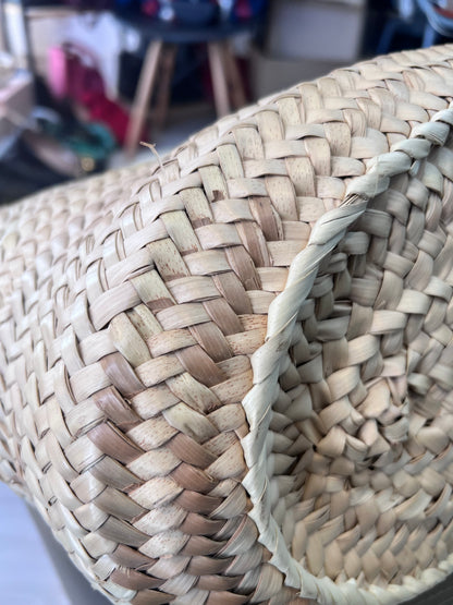 Jacquemus Le Panier Soli Ráfia