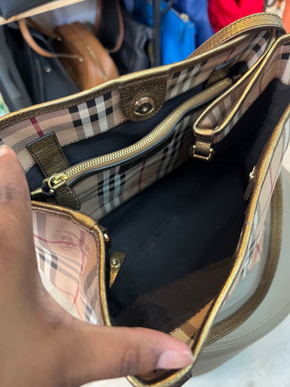 Burberry Haymarket Check Shoulder