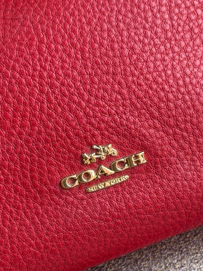 Coach Crossbody Vermelha