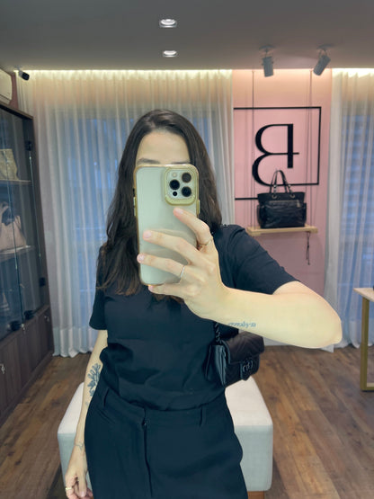 Gucci Mini Marmont em Couro Preto