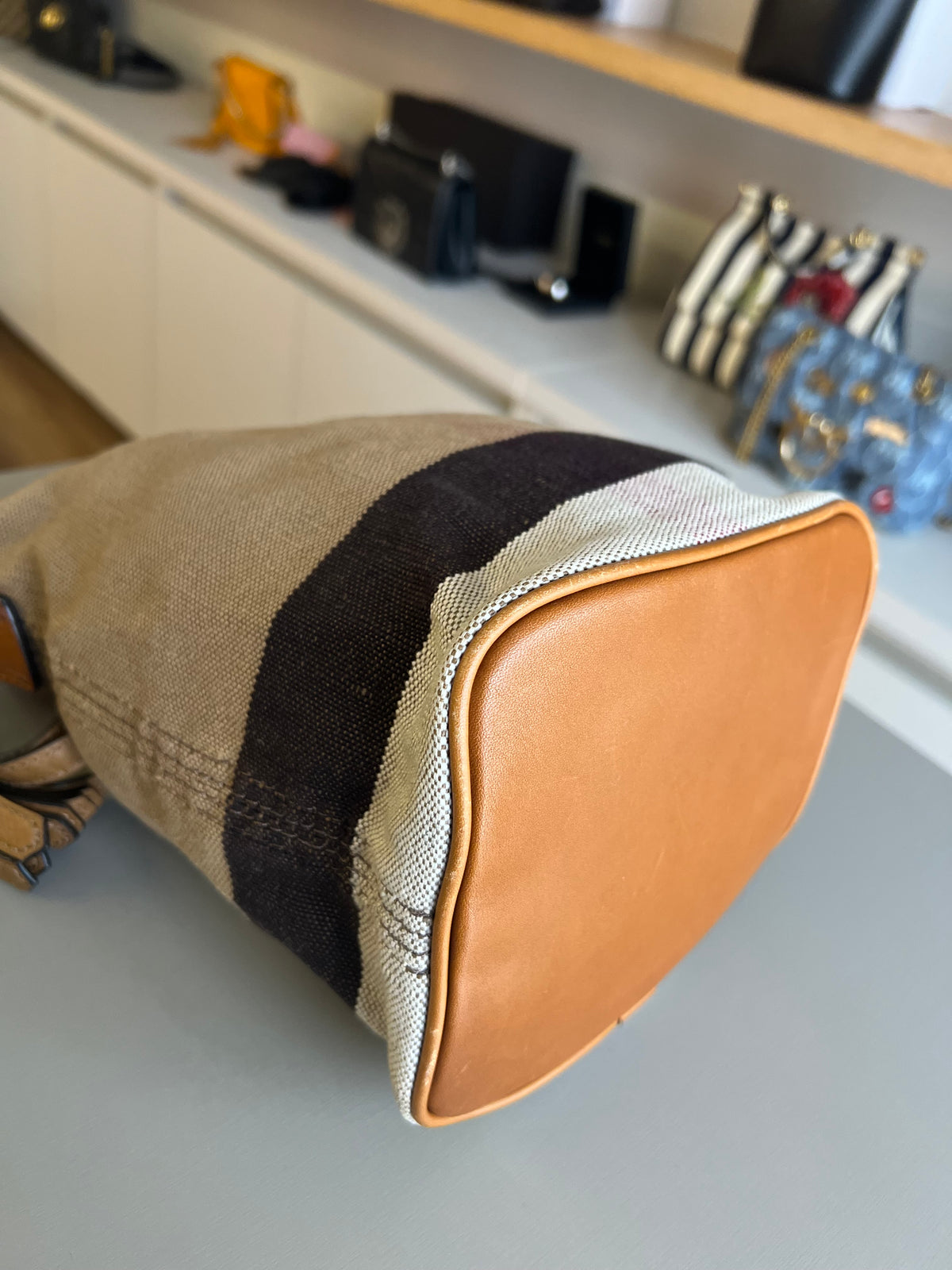Burberry Mega Check Bucket