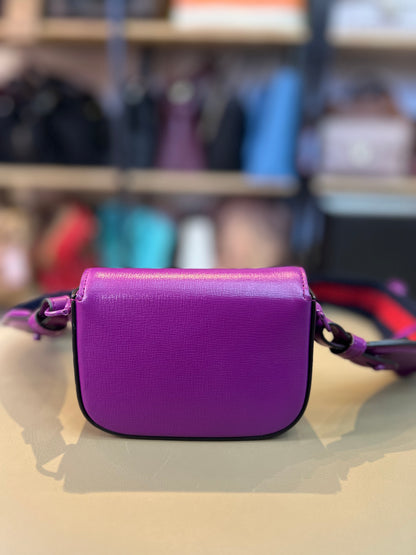 Gucci Horsebit 1955 Super Mini Roxa
