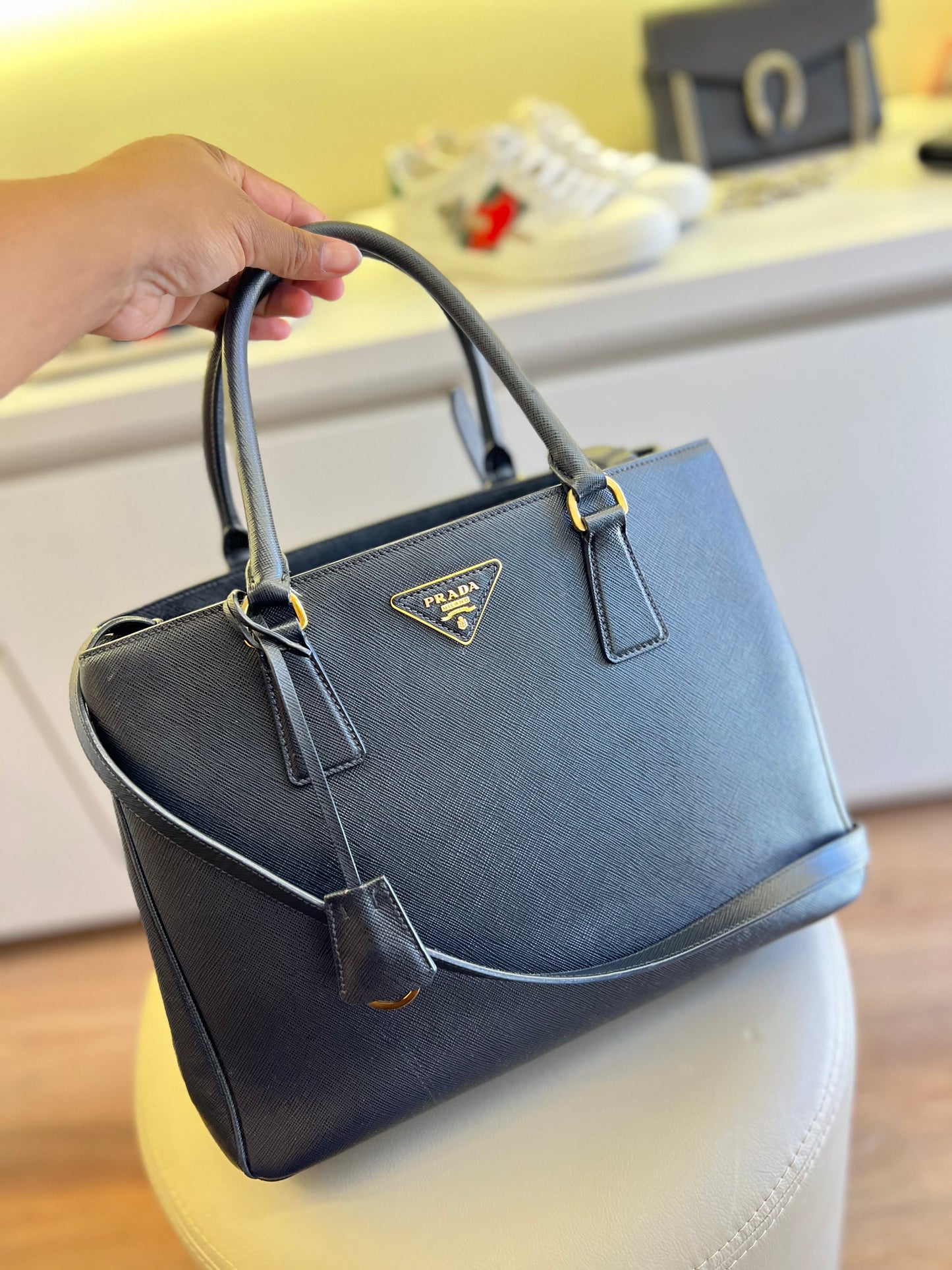 Prada Galleria Saffiano Preta