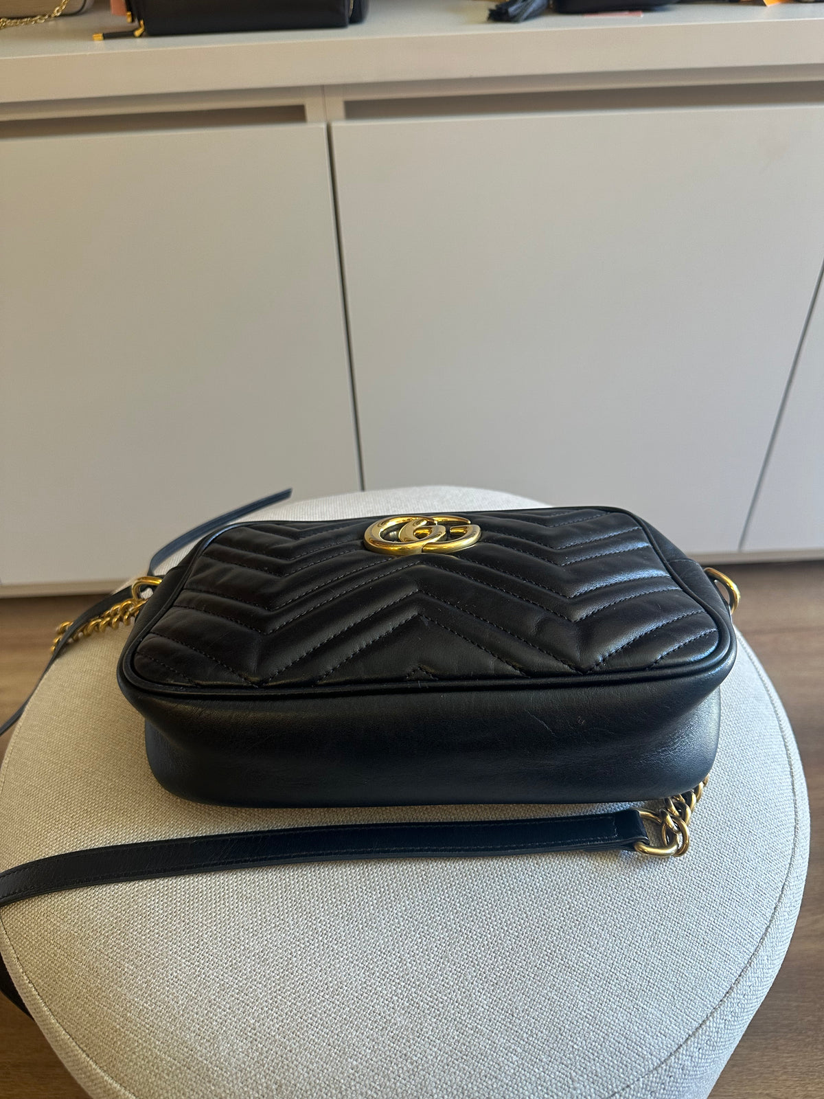 Gucci Marmont Camera bag Preta