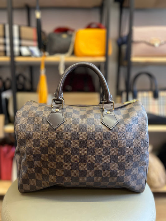 Louis Vuitton Speedy 30 Damier Ebene