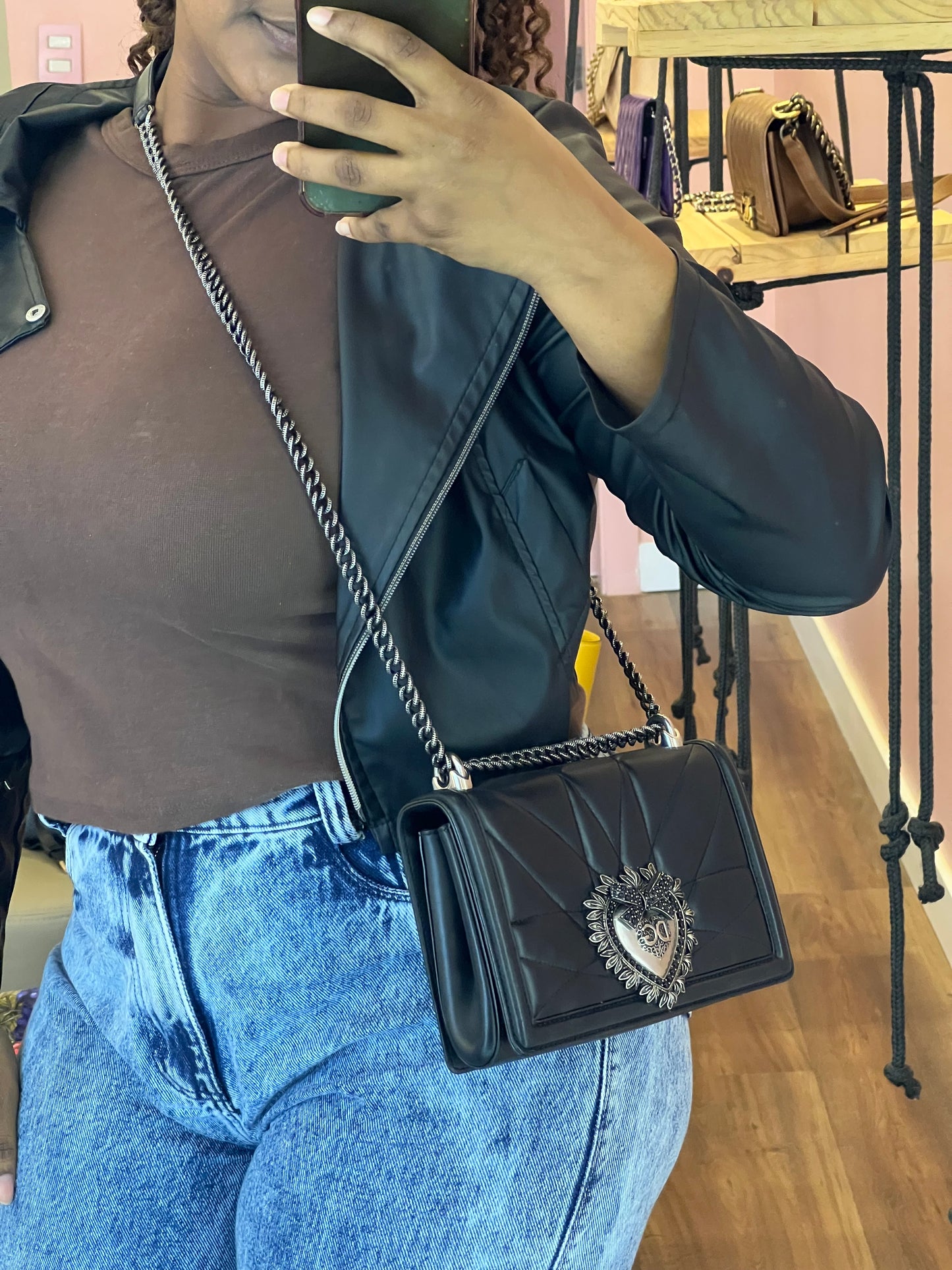 Dolce & Gabbana Devotion Small Preta