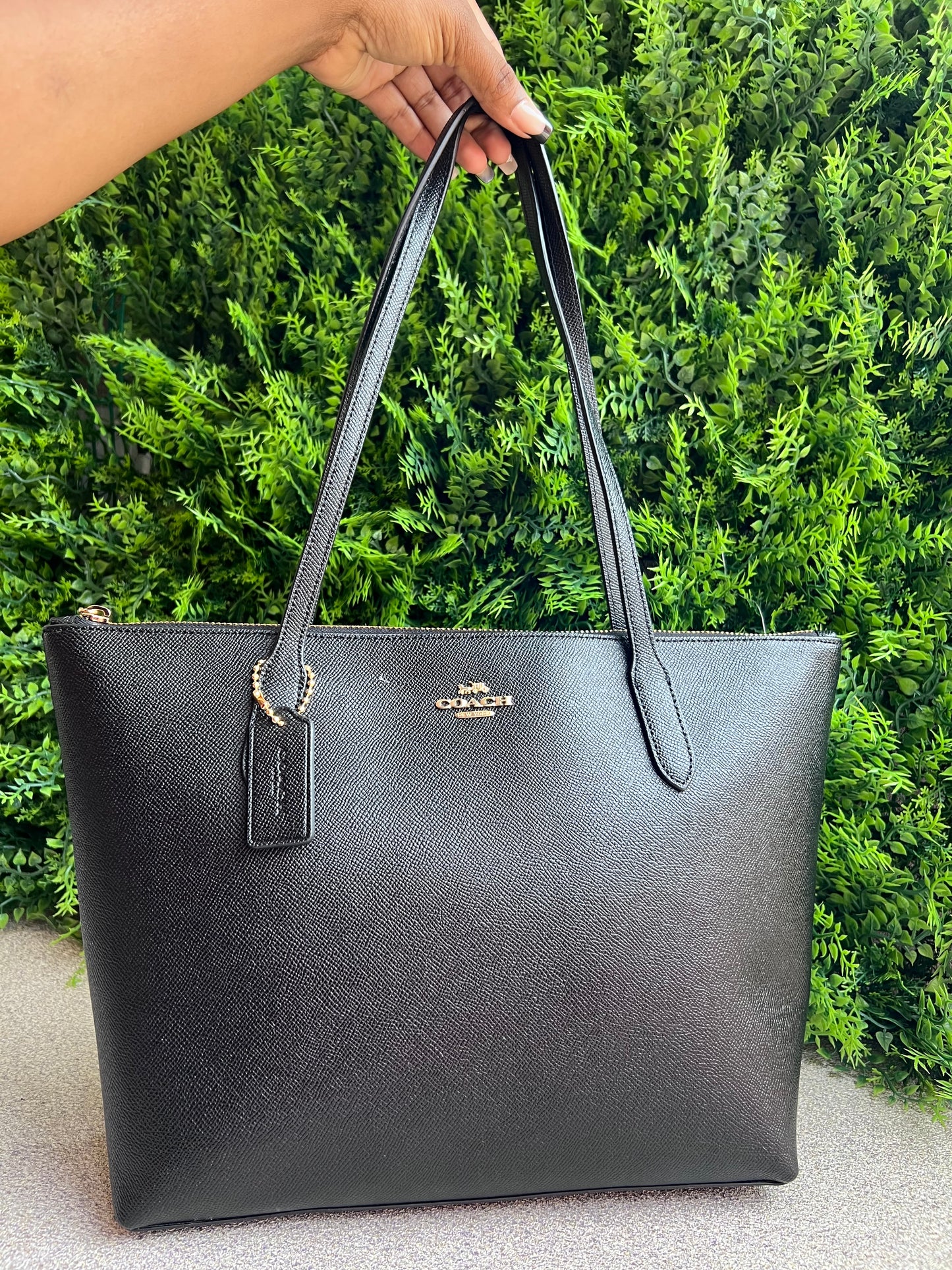 Coach Zip Top Tote