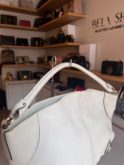 Salvatore Ferragamo Hobo Bag Off White