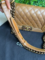 Chanel Boy Small Caramelo