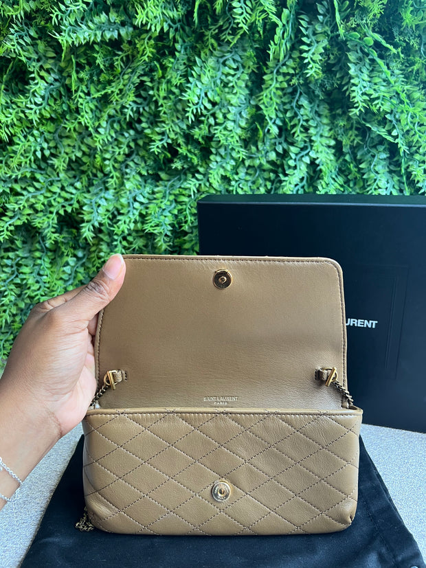 Saint Laurent Gaby Quilted Leather