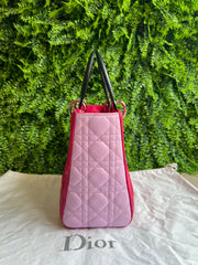 Lady Dior Cannage Quilted Rosa