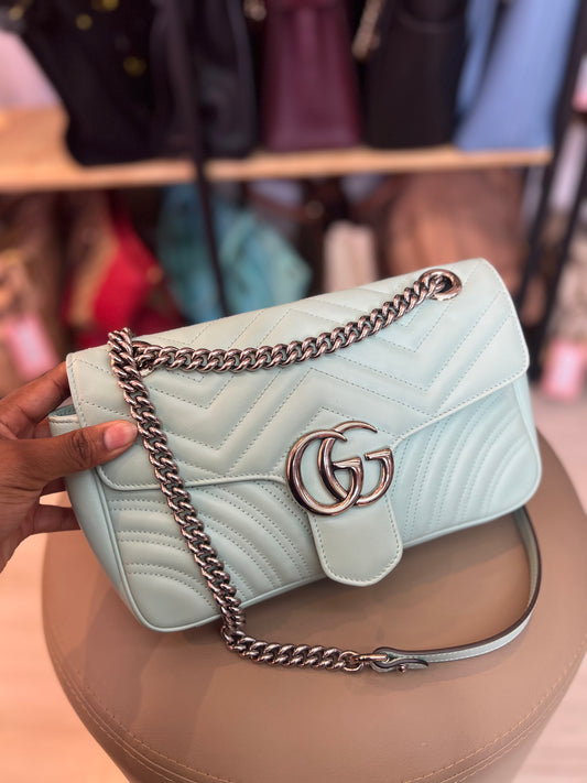 Gucci GG Marmont Verde Água