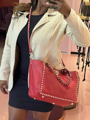 Valentino Rockstud Vermelha