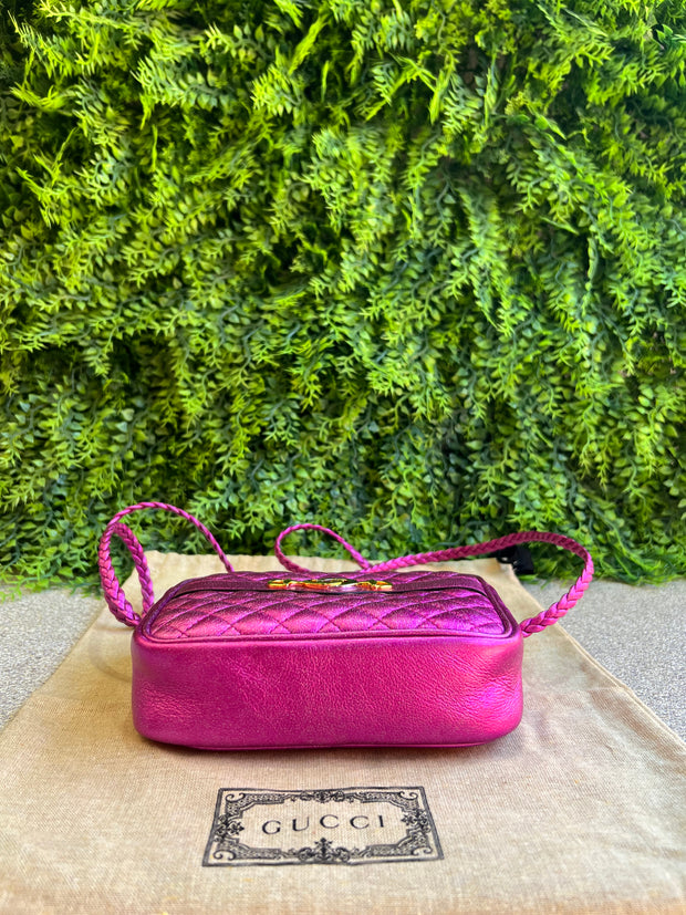 Gucci Zumi Metallic Rosa