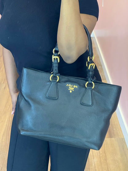 Prada Tote Logo Preta