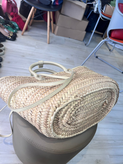 Jacquemus Le Panier Soli Ráfia