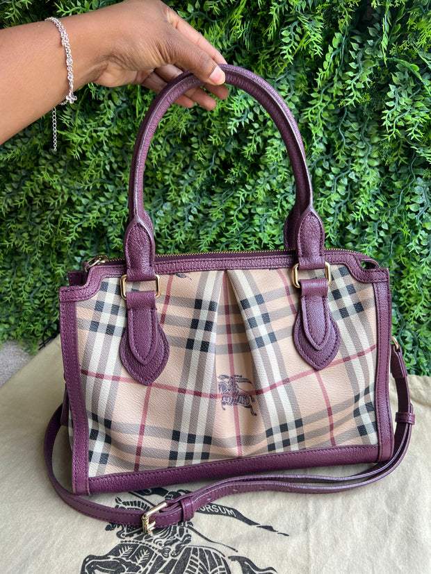 Burberry Haymarket Roxa