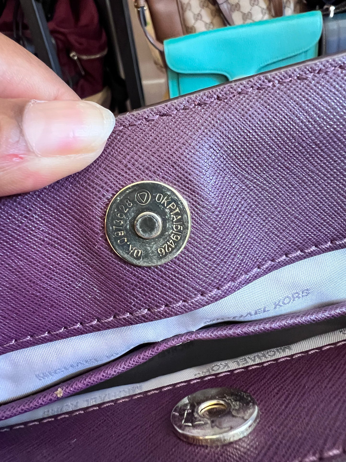 Michael Kors Tote Roxa