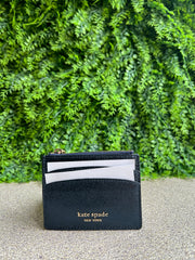 Porta Cartão Kate Spade com ziper Verniz