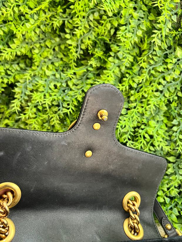 Gucci Marmont Veludo Preta