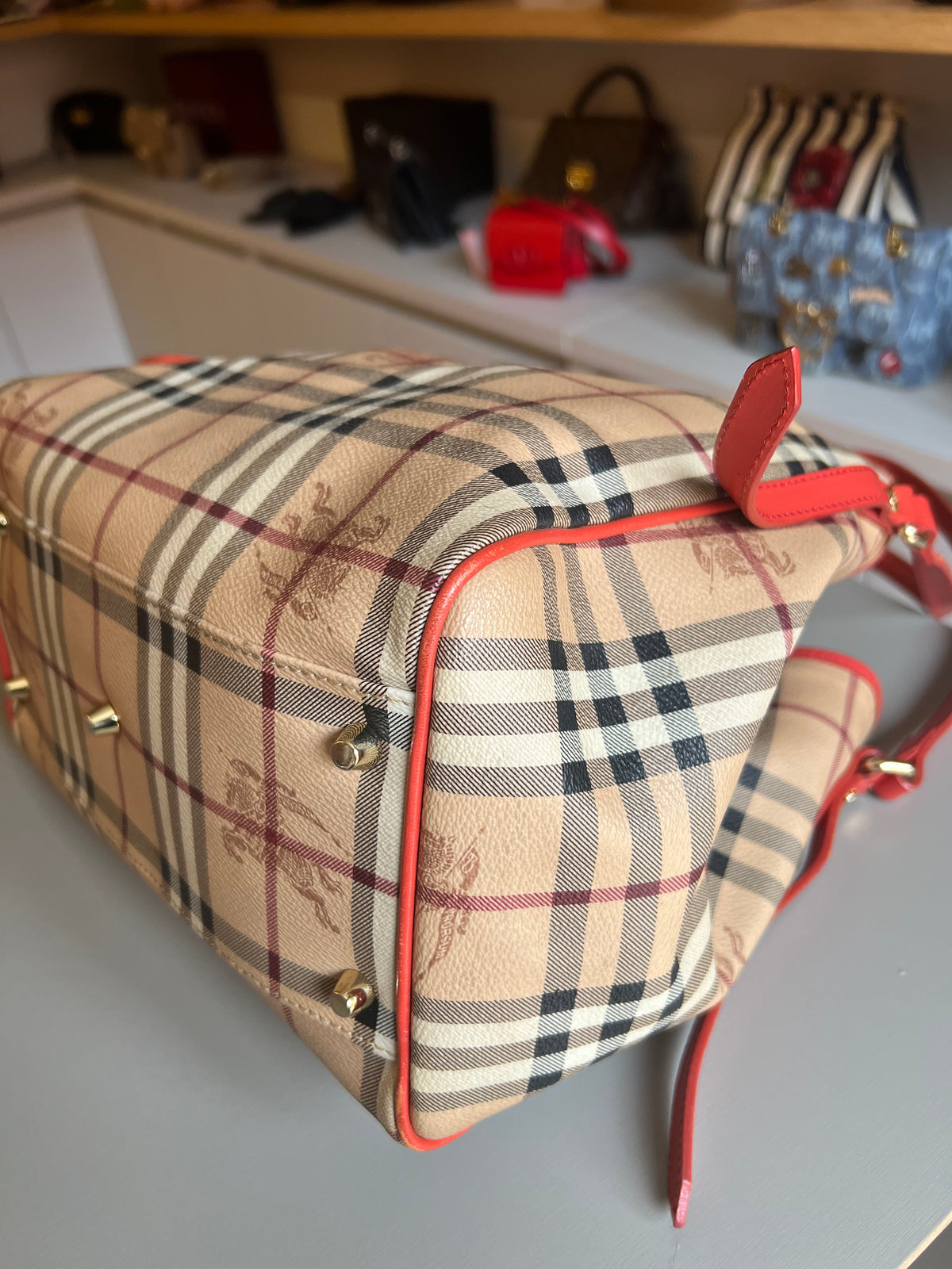 Burberry Haymarket Check Shoulder