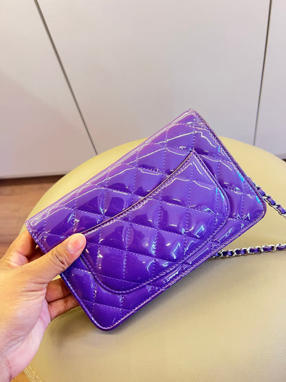 Chanel Woc Roxa Verniz