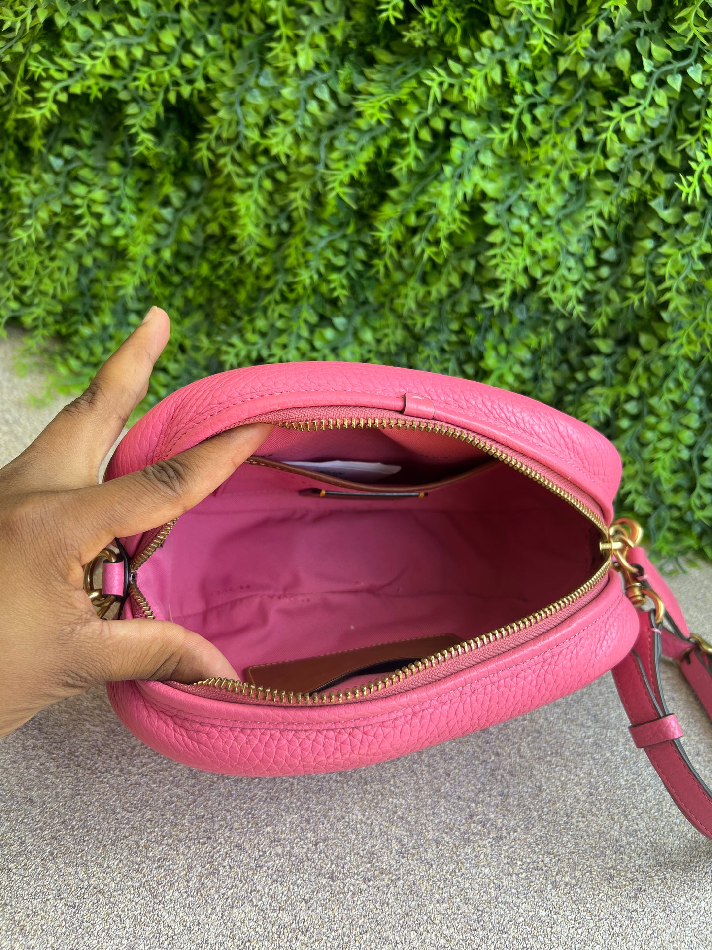 Coach Camera Bag Rosa