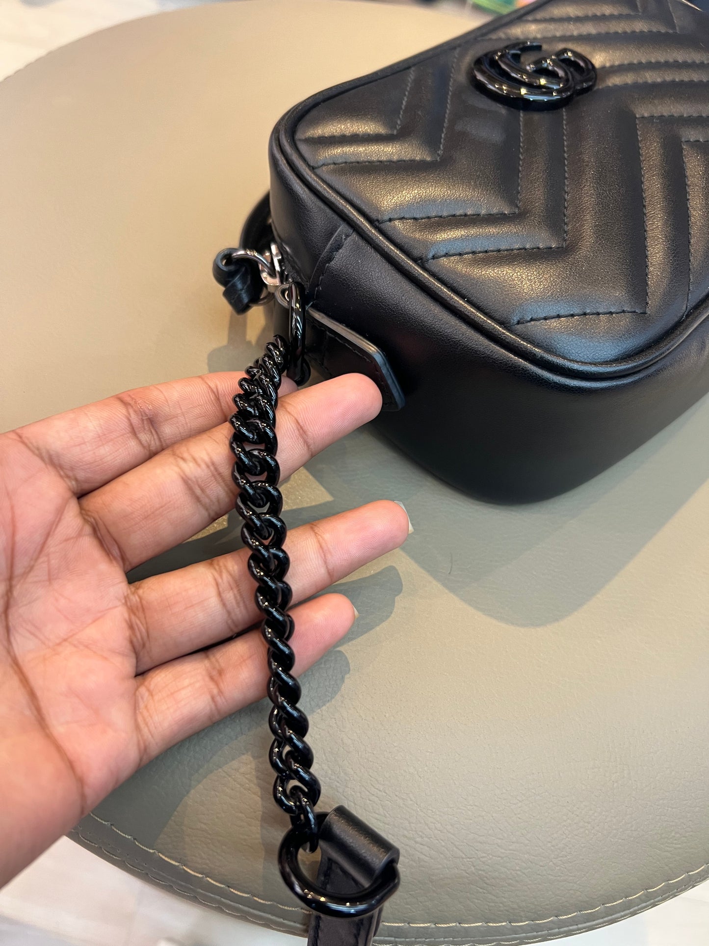 Gucci Marmont GG Mini Preta