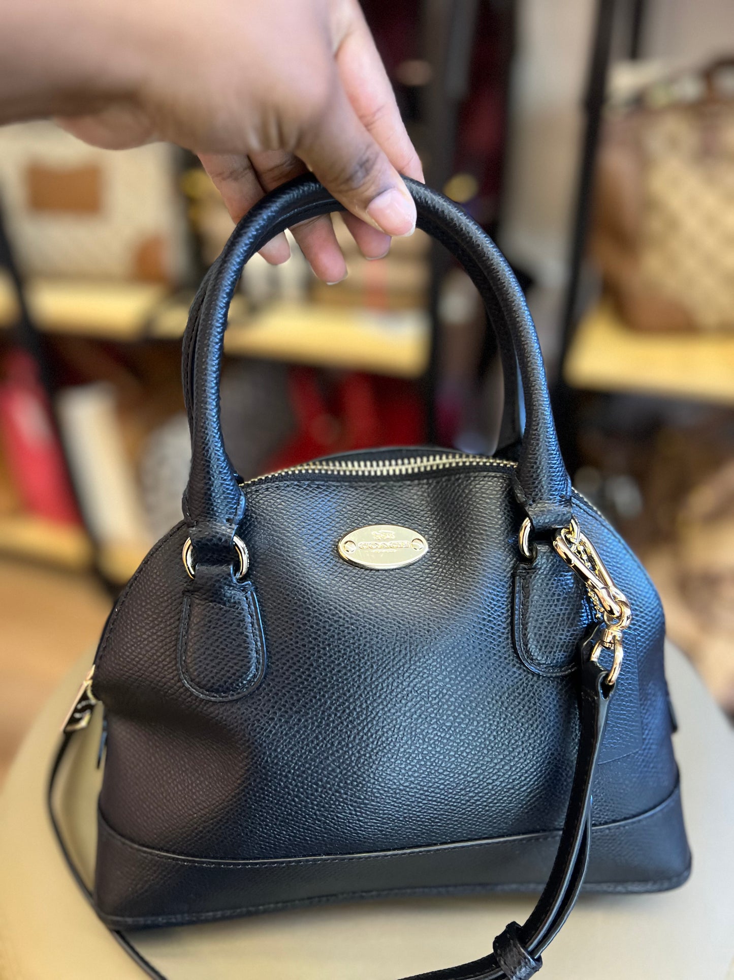 Coach Mini Sierra Satchel Preta