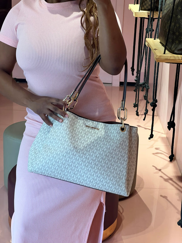 Michael Kors Trisha Monograma Off White