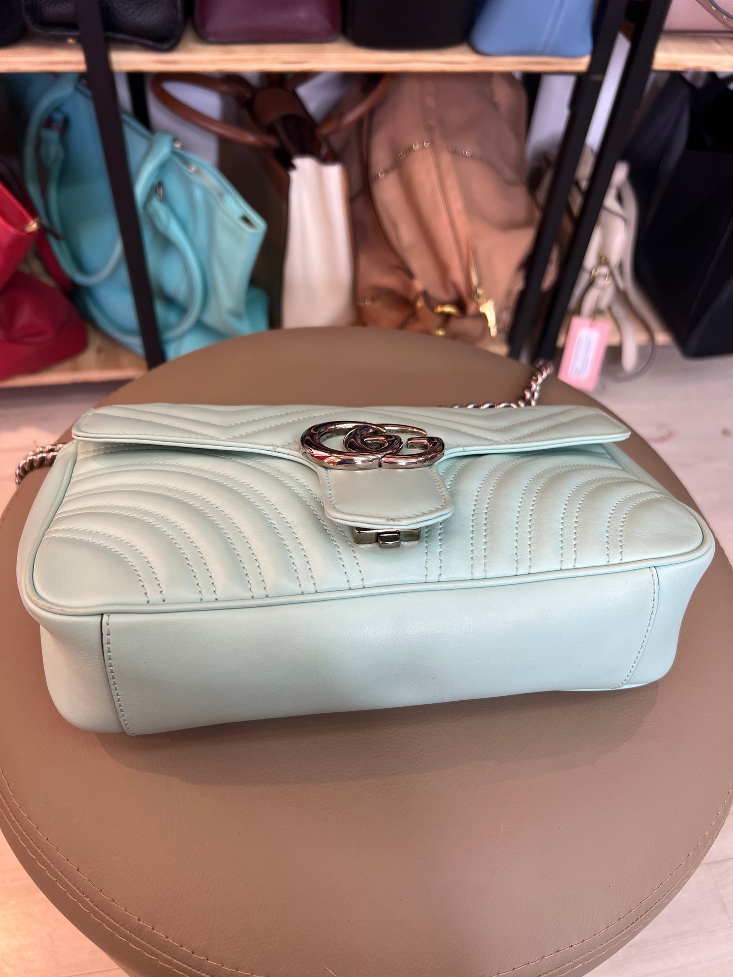 Gucci GG Marmont Verde Água