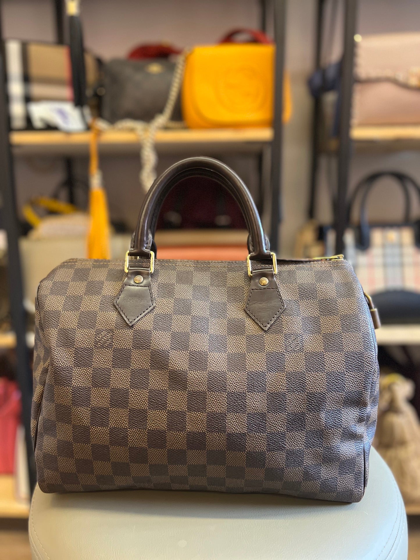 Louis Vuitton Speedy 30 Damier Ebene