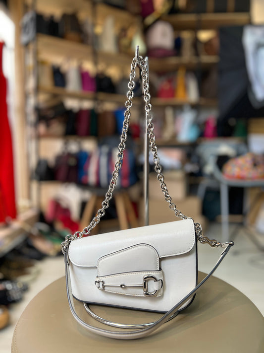 Gucci Horsebit Branca